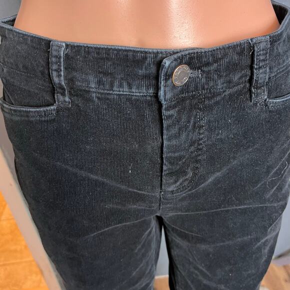 Talbots Navy Blue Straight Leg Corduroy Pants 8P 5 Pocket Workwear Cabin Core - Picture 3 of 7